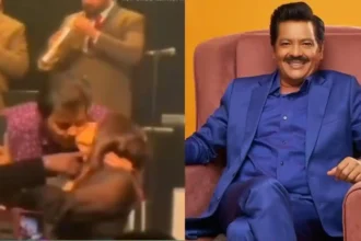 udit narayan kissing