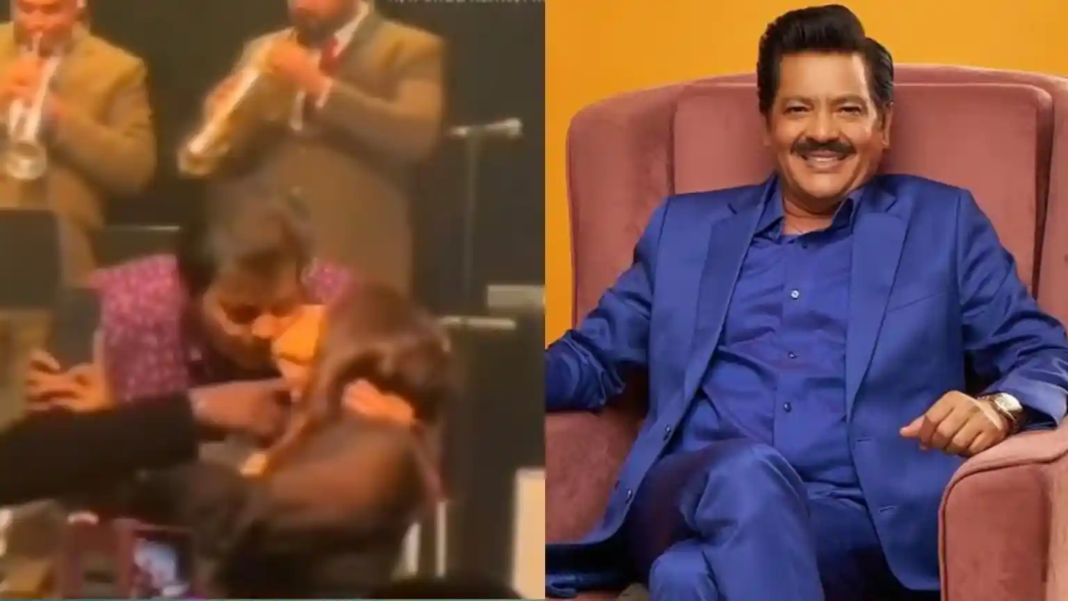 udit narayan kissing