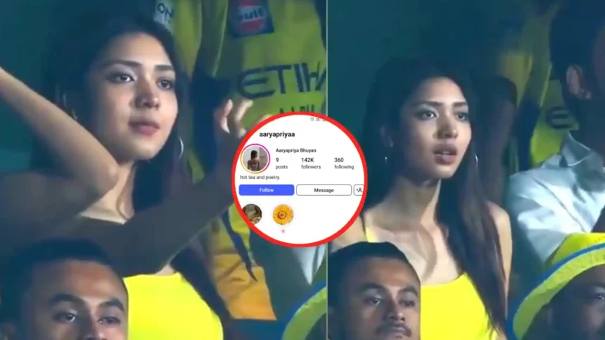 Dhoni viral fan girl