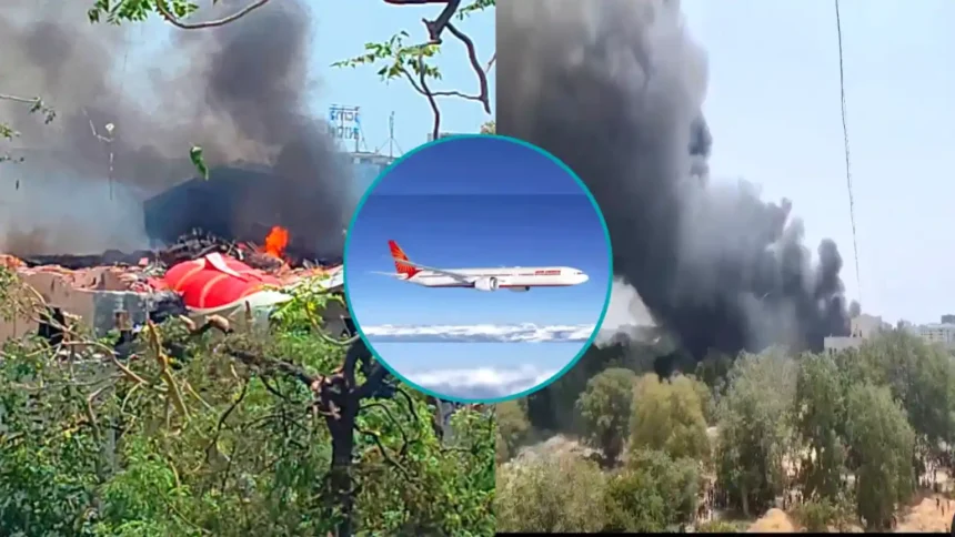 Air India flight to London with 242 passengers crashes near Ahmedabad airport
